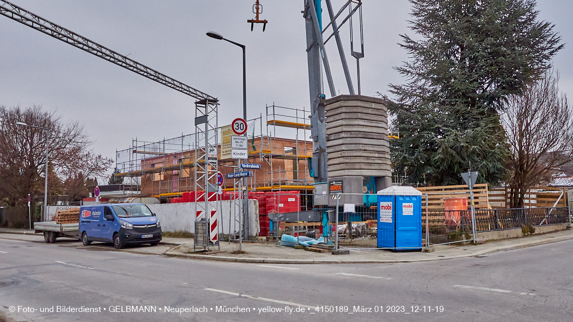 01.03.2023 - Baustelle an der Niederalmstraße 16